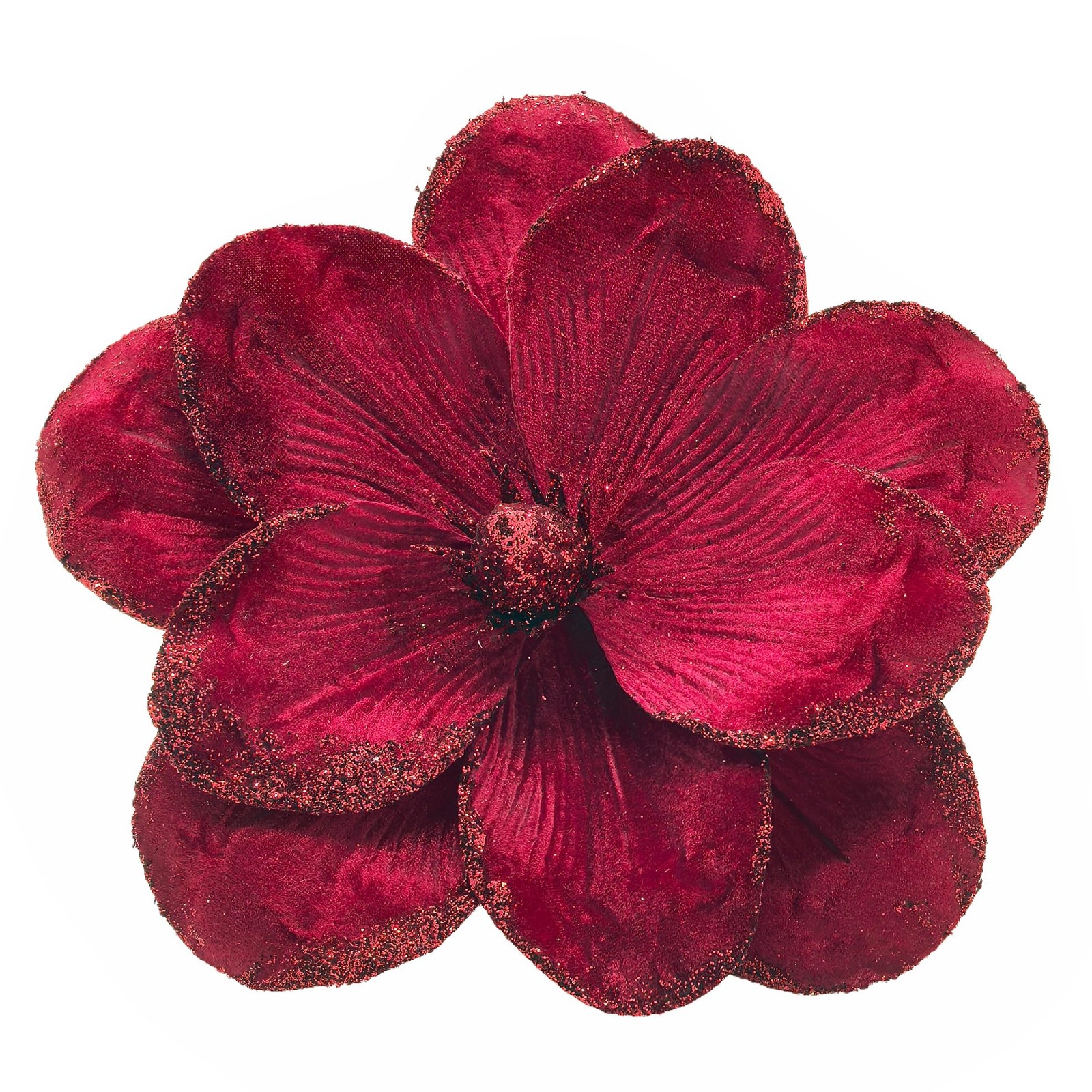 Christmas Velvet Flower Magnolia Flowers Artificial Poinsettia Stems Wedding …