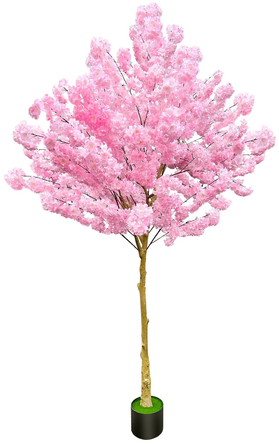 Artificial Cherry Blossom Tree 8.5ft, Faux Cherry Blossom Tree Fake Pink Arti…