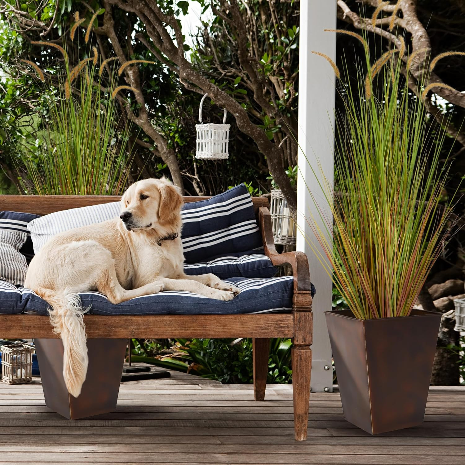 5Ft Artificial Horsetail Reed Grass – 2-Pack Indoor Outdoor Faux Plants