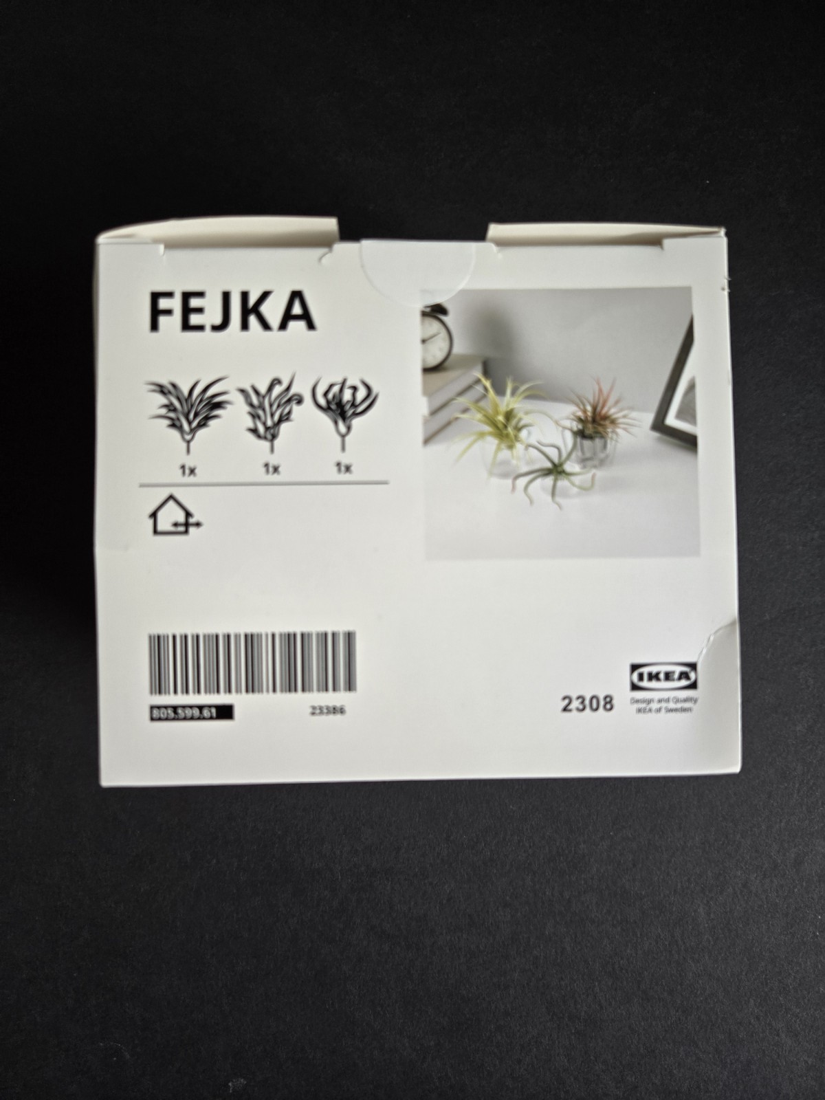 IKEA FEJKA Artificial Plant Set Of 3 Air Plant 805.599.61