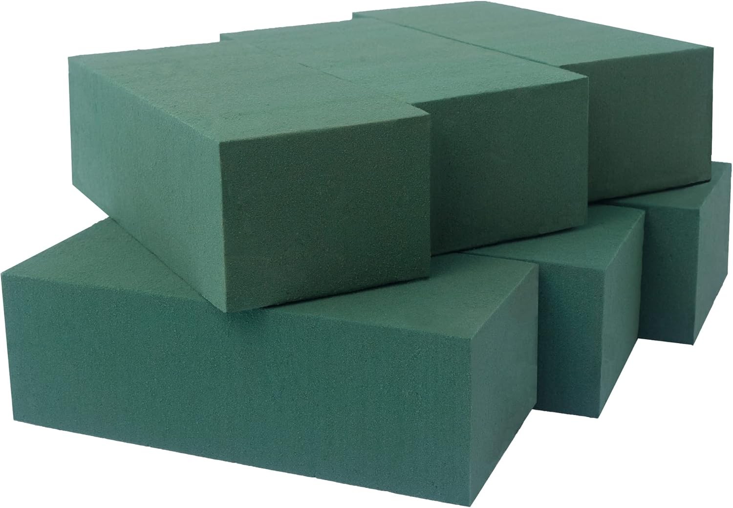 Pack of 6 Dry & Wet Floral Foam Blocks Fresh & Artificial Flowers Each