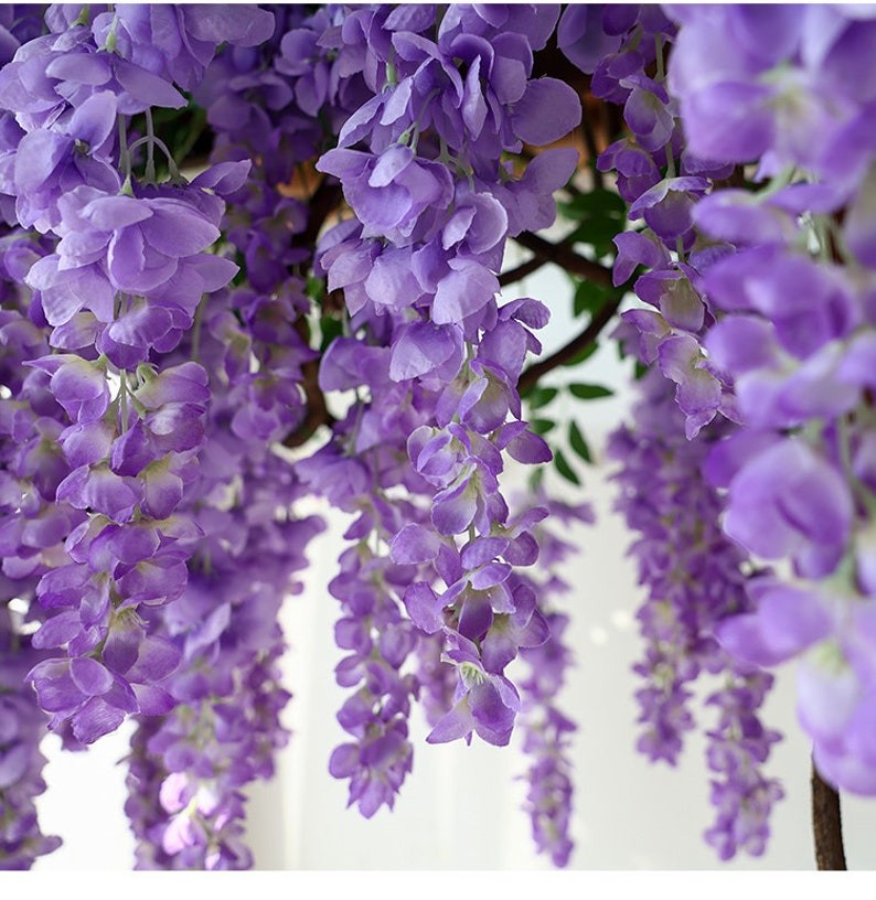 Artifical giant wisteria flower Abreu Vine Garland Hang Flower Floral Decoration