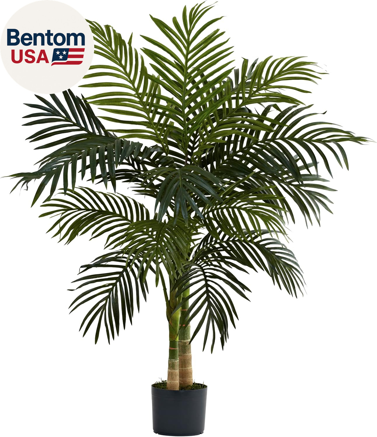 4Ft Golden Cane Palm Artificial Tree