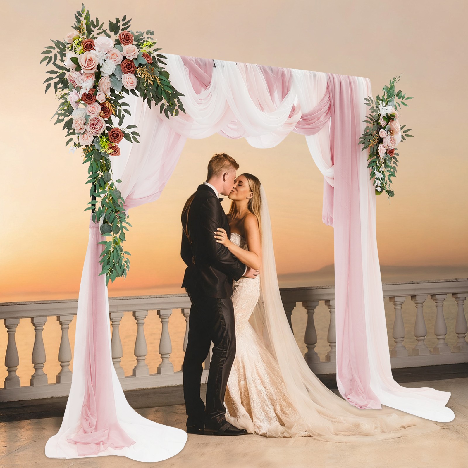Decorative Artificial Flowers, Artificial Wedding Arch Flower Kit, Wedding Artif