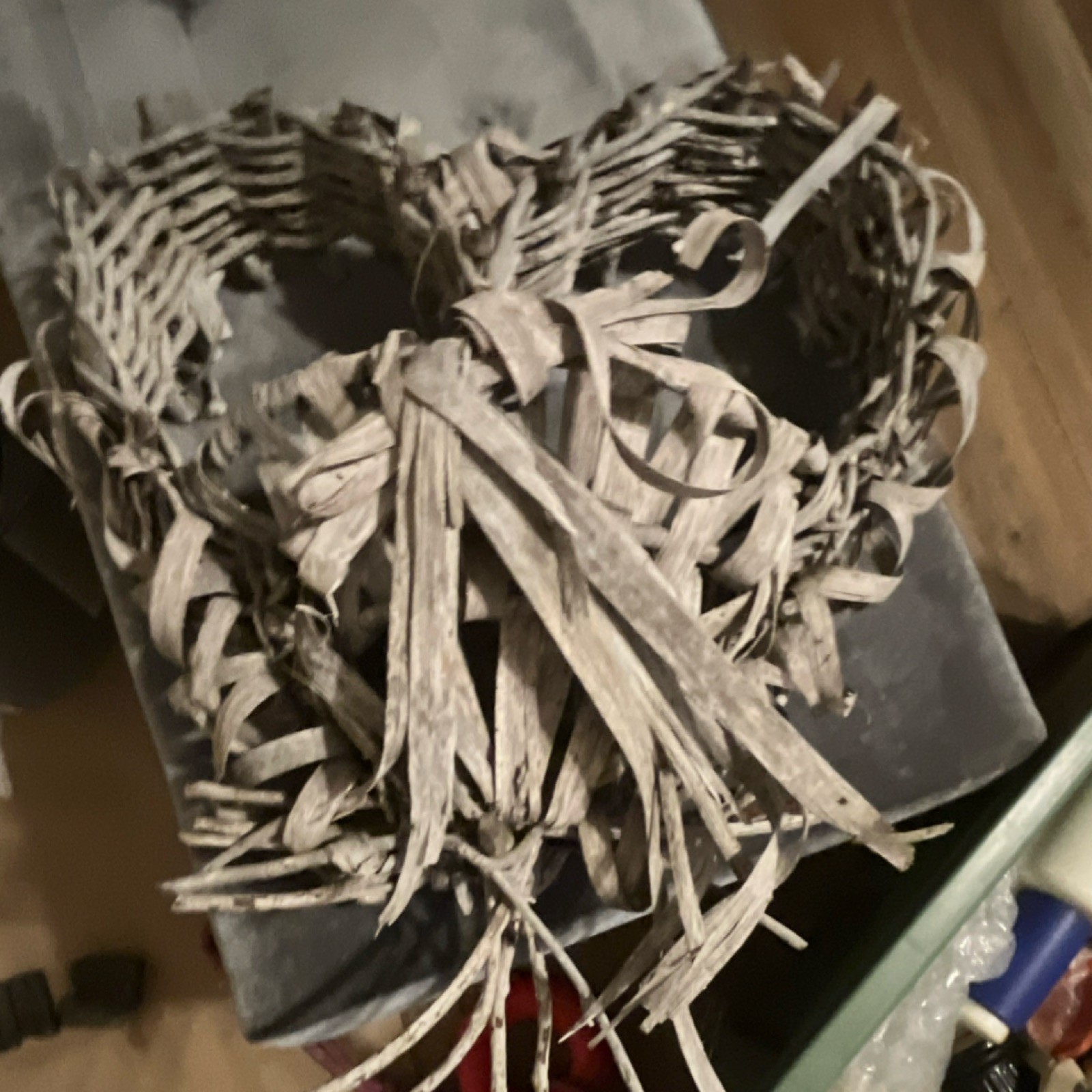 Gray Wooden Heart-Shaped Wall Decor Arrangement & Centerpiece