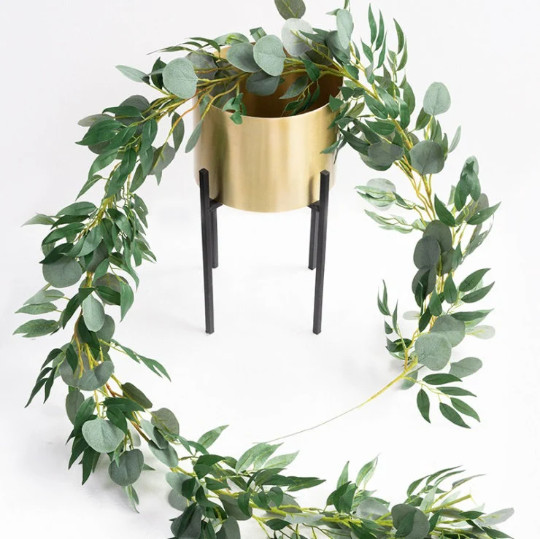 Artificial Eucalyptus Leaves Plant VIne Party Wedding Hanging Decor Garland