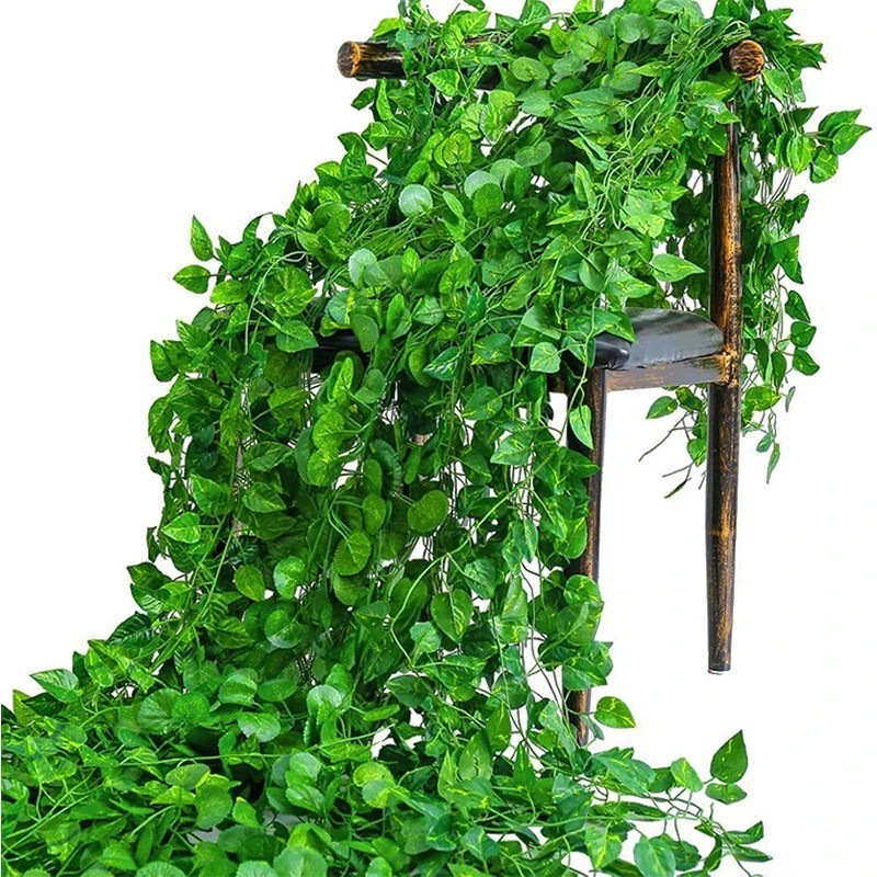 Fake Vines for Room Decor(12 Pack 84 Feet) Aesthetic Artificial Plant Ivy Leaves