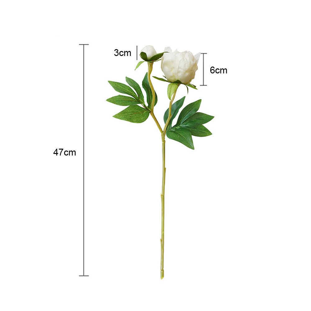1Pc Artificial Peony Flower Bouquet Wedding Home Table Decor Arrange Fake Plant