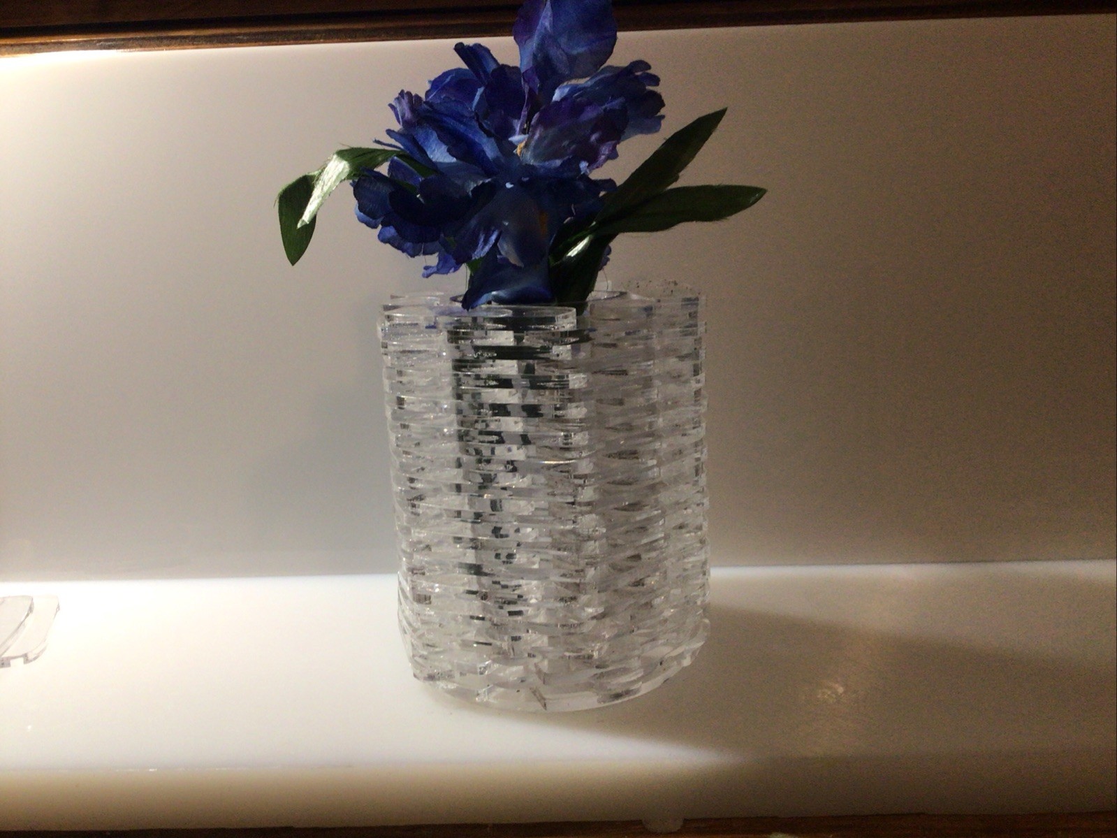 Acrylic flower Vase Hand Made