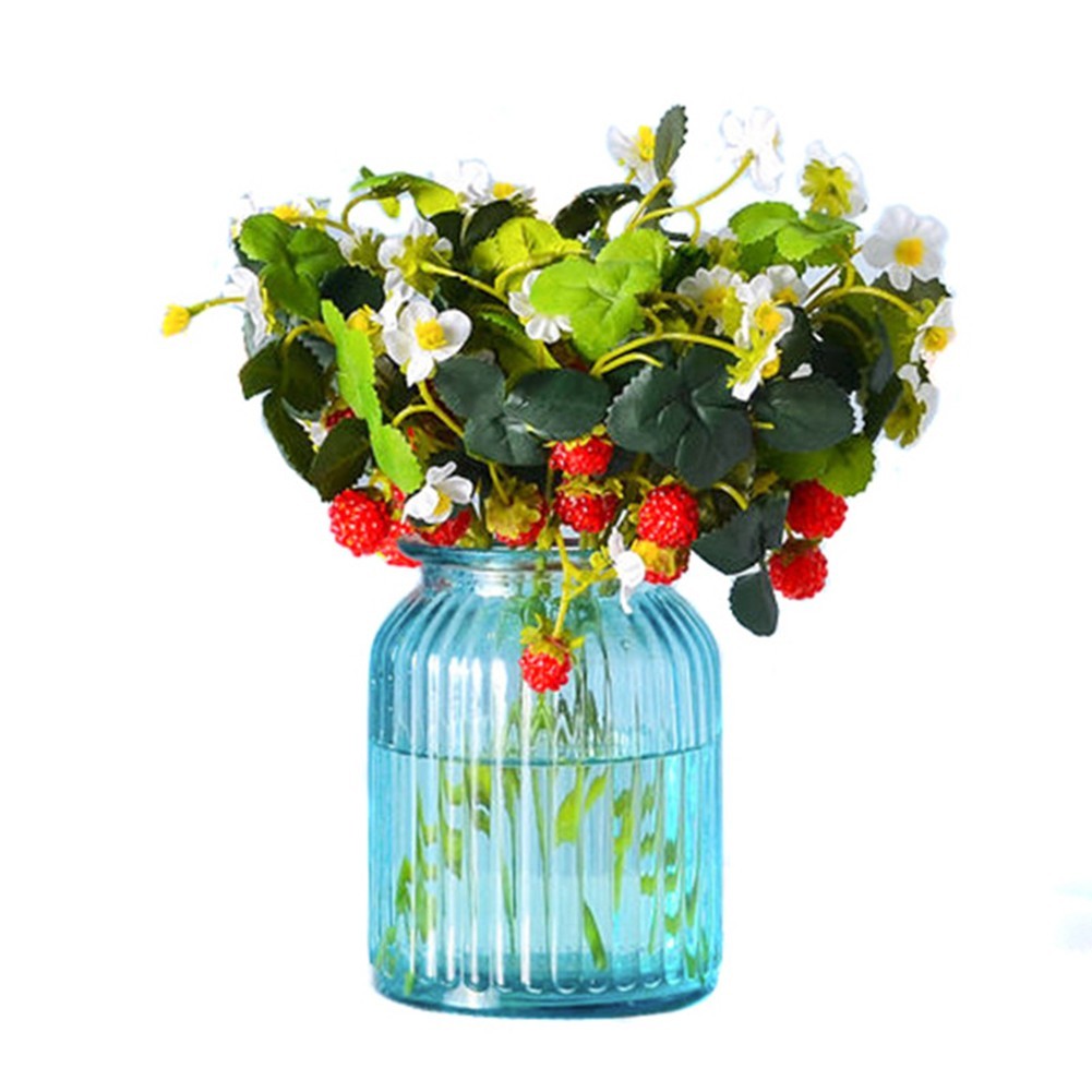 Strawberry Plants Fake Fruit Fake Strawberry Easy To Maintain Fake Fruit