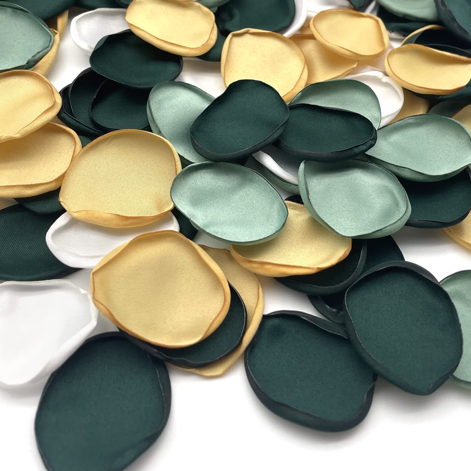 400Pcs Rose Petals for Wedding Decor Green Champagne Silk Petals Flower Girl …
