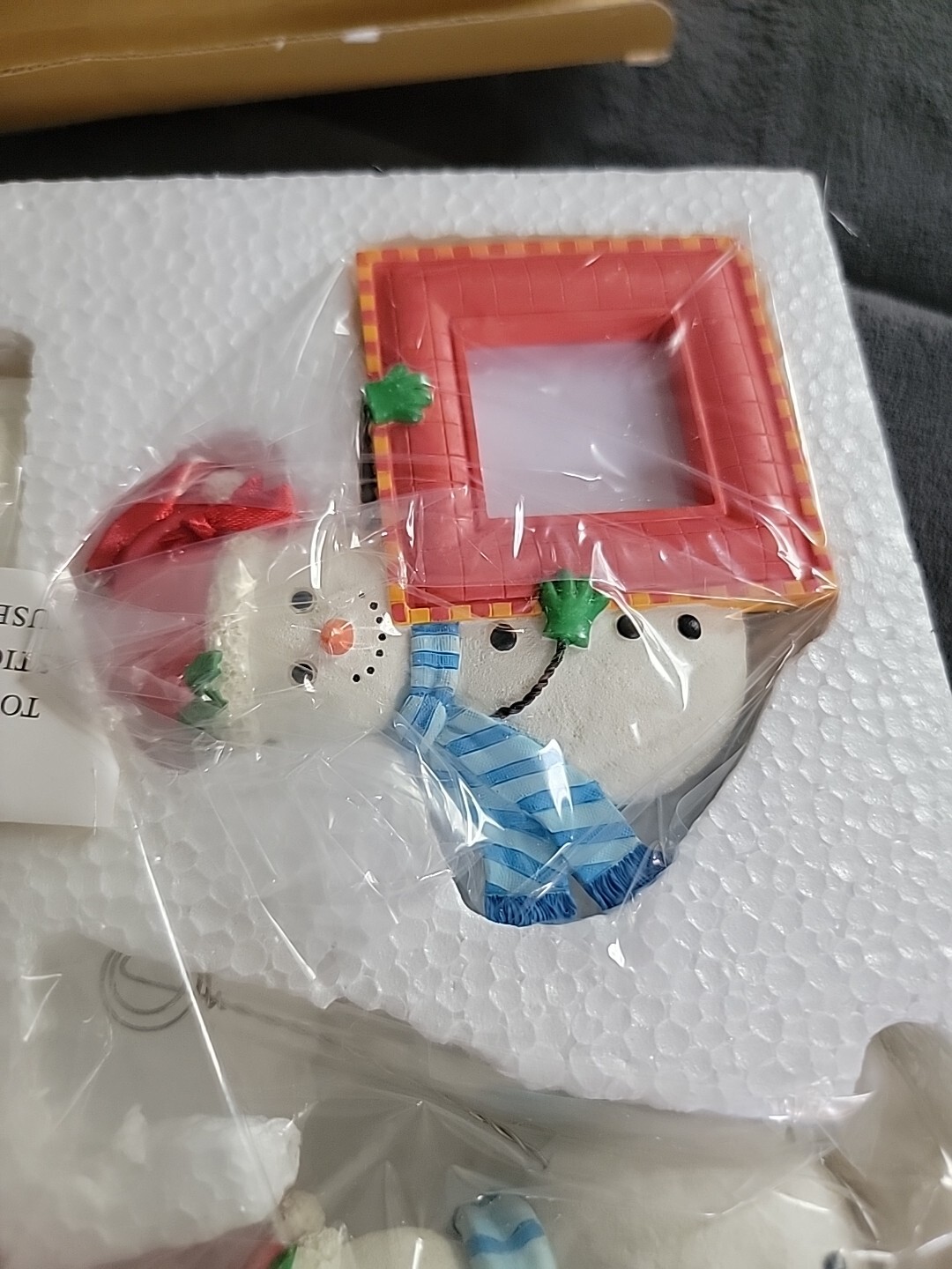 SALTON at HOME/SNOWMAN GIFT SET/PHOTO FRAME, CLIP FRAME, ORNAMENT~ Brand New