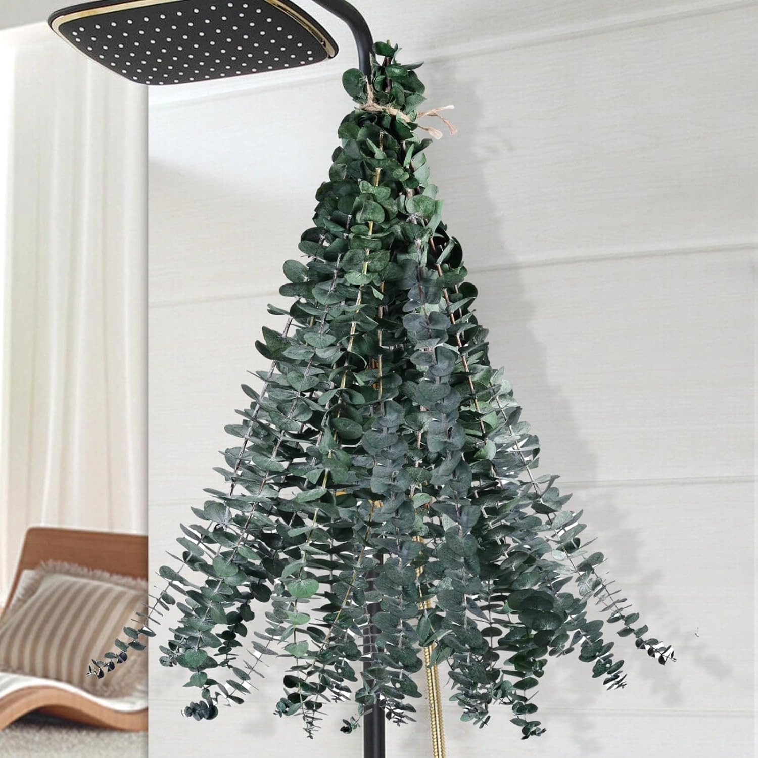 12 Pcs Dried Eucalyptus for Shower Hanging – 17” Real Large Preserved Eucalyptu