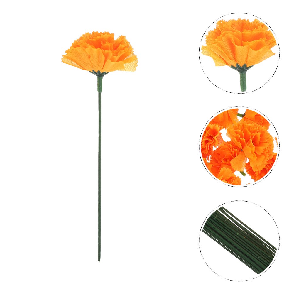 Artificial Marigold Flowers Large Marigolds Orange Headband Bulk