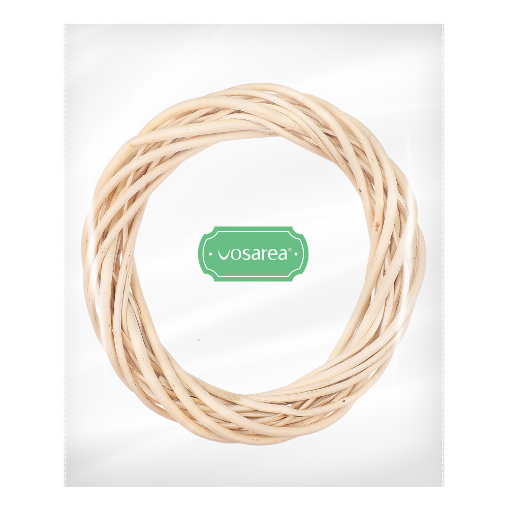 Crafts Rattan Wreath Circular Garland Christmas Decoration for Party Banquet