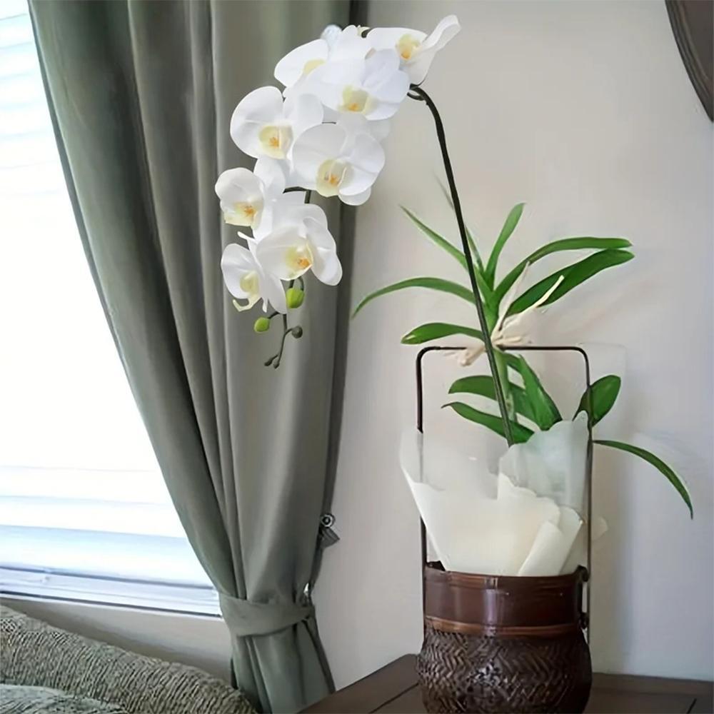 69cm Artificial Phalaenopsis Flower Branches Real Touch Faux Orchid Stems for Fl