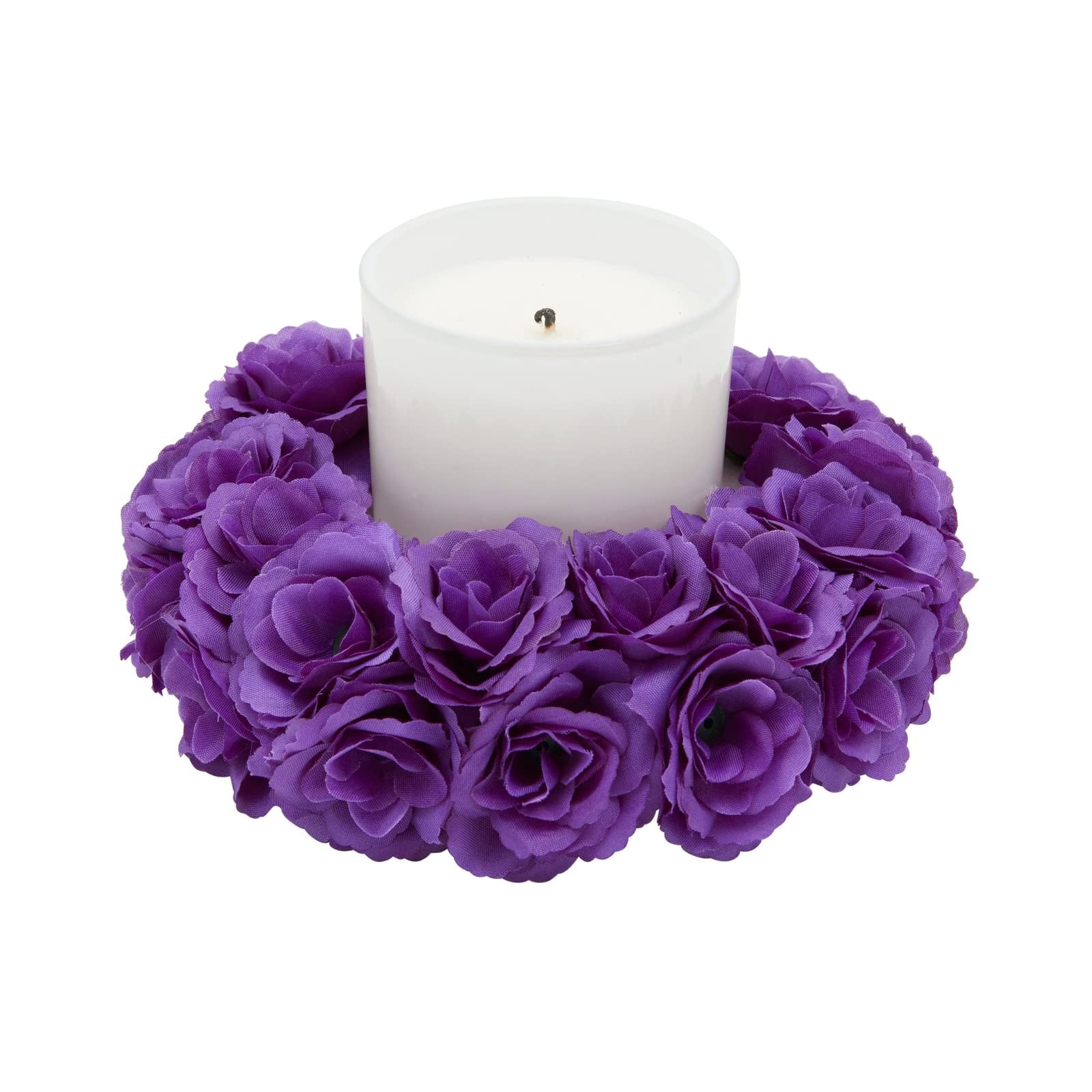 Bright Creations Silk Rose Heads 75 Pack Purple Flowers Wedding Decorations
