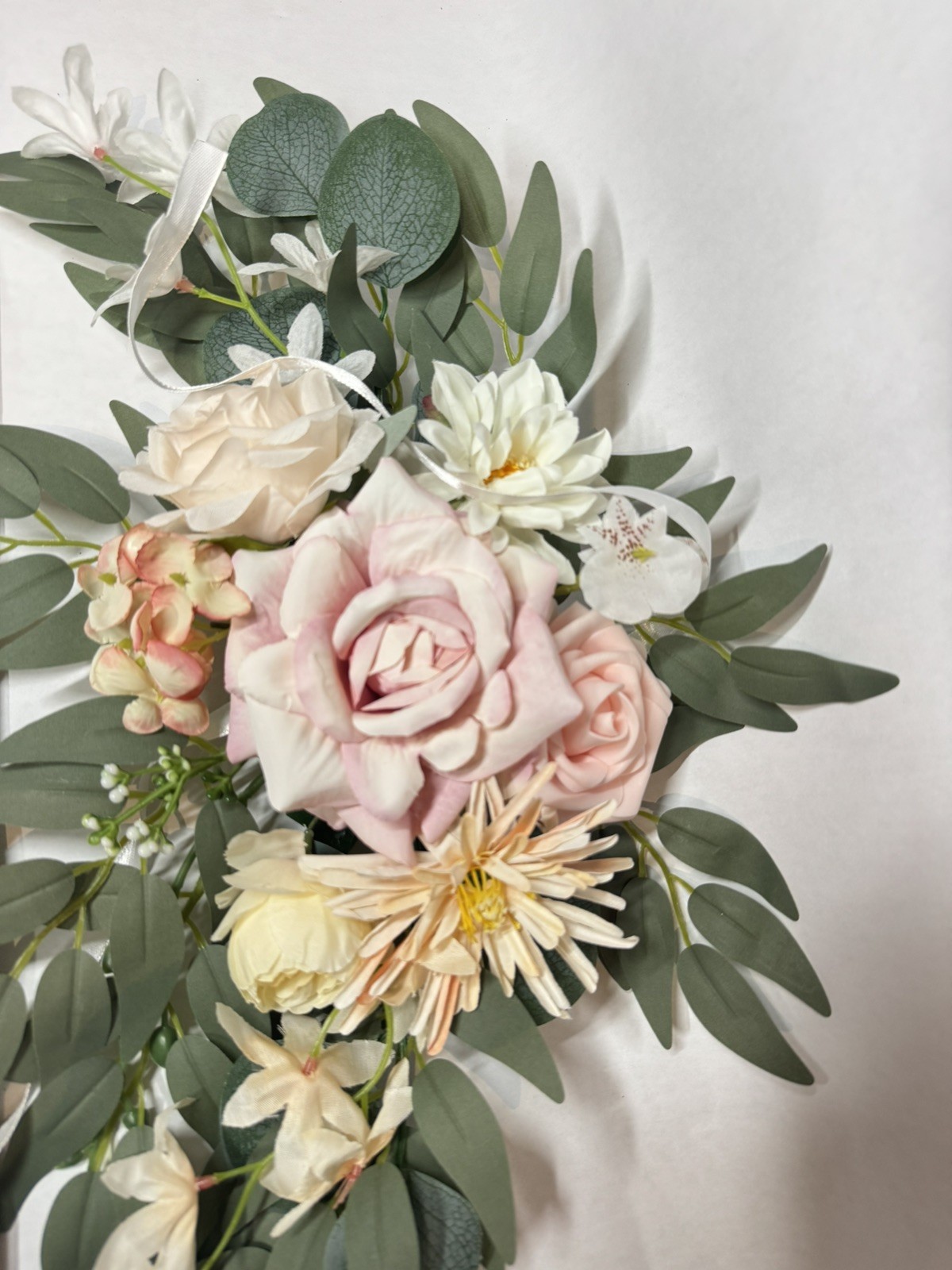 Artificial Wedding Arch Flowers Kit Lifelike Silk Foam Decoration Events New