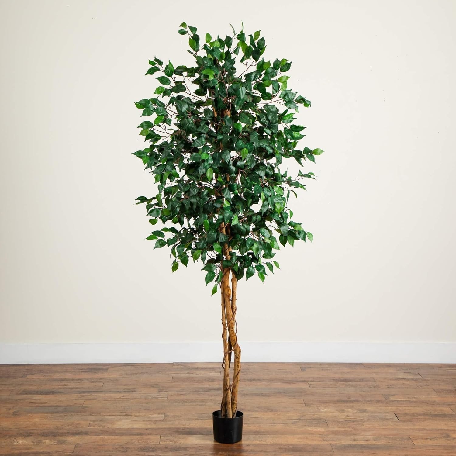 74″ Artificial Ficus Tree – Lush Greenery for Home Decor