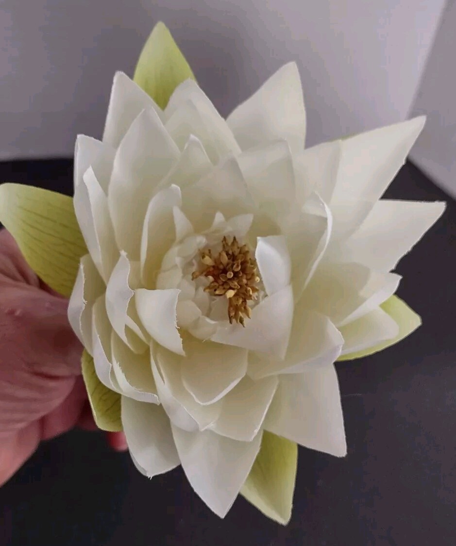 Artificial lotus blossom flower Stems (Six Stems) FL3502CR