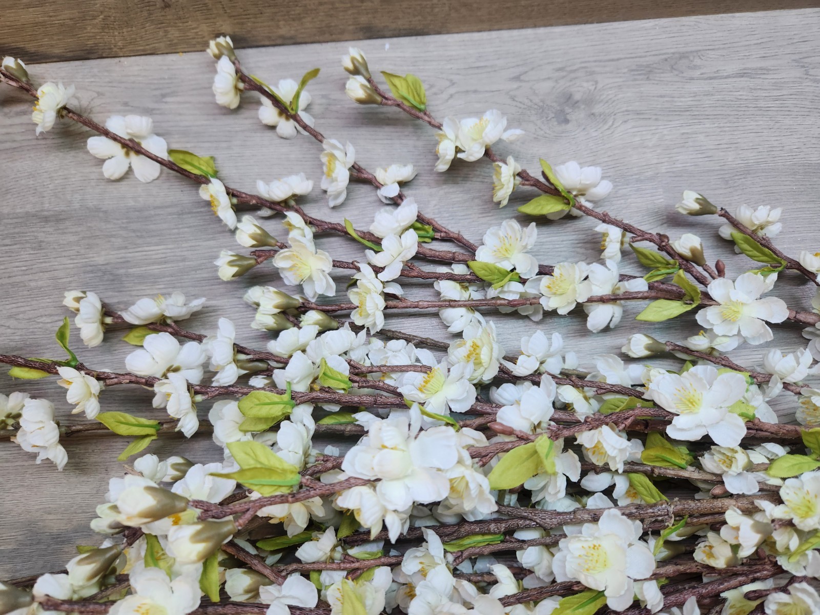 Artificial Cherry Blossom Flowers 6 Stems (34″ Ea) Arrangement Nice Quality