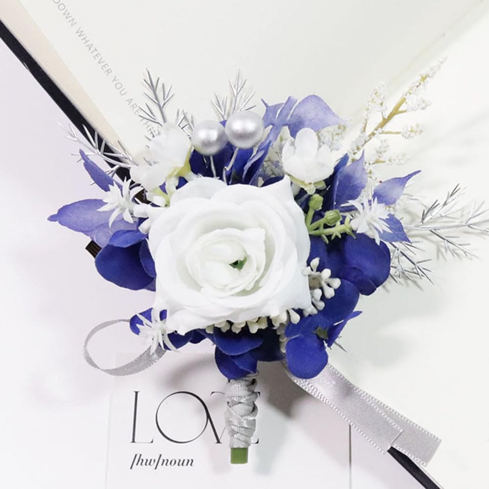 Wrist Corsage and Boutonniere Set for Prom Homecoming Wedding Party Celebrati…
