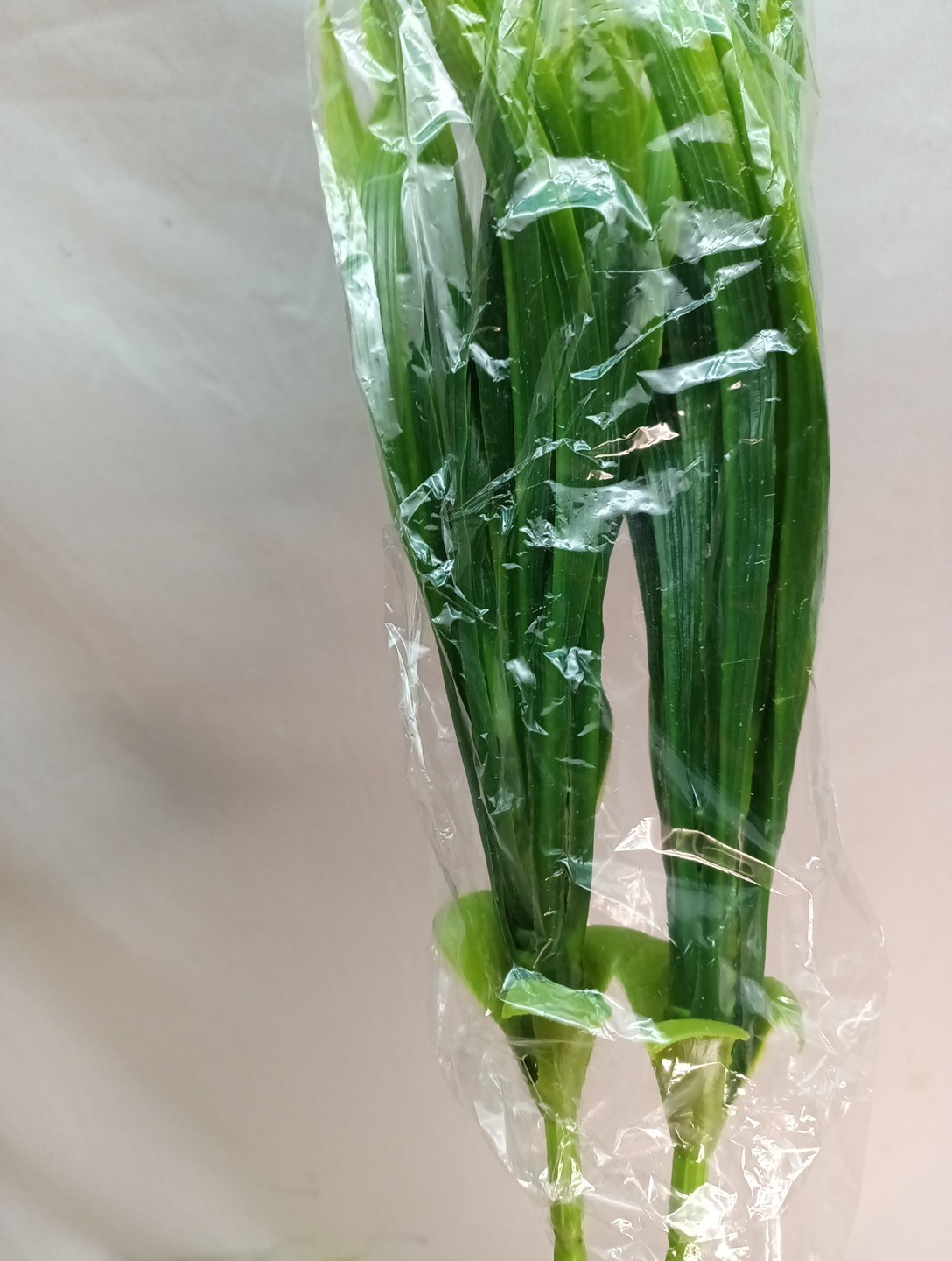 Artificial 8 PCs Green Grass 15.5″ Tall Plastic Greenery New Open Box