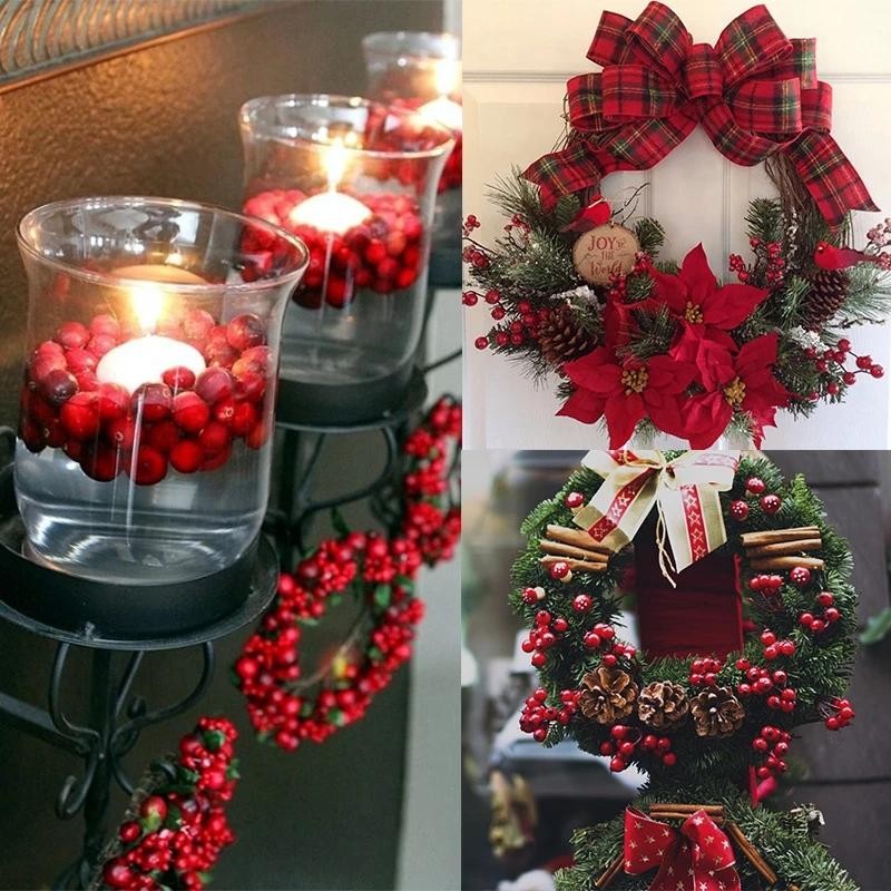 50–300pcs Pearl Stamens Artificial Flowers Berries for Wedding Home Decor