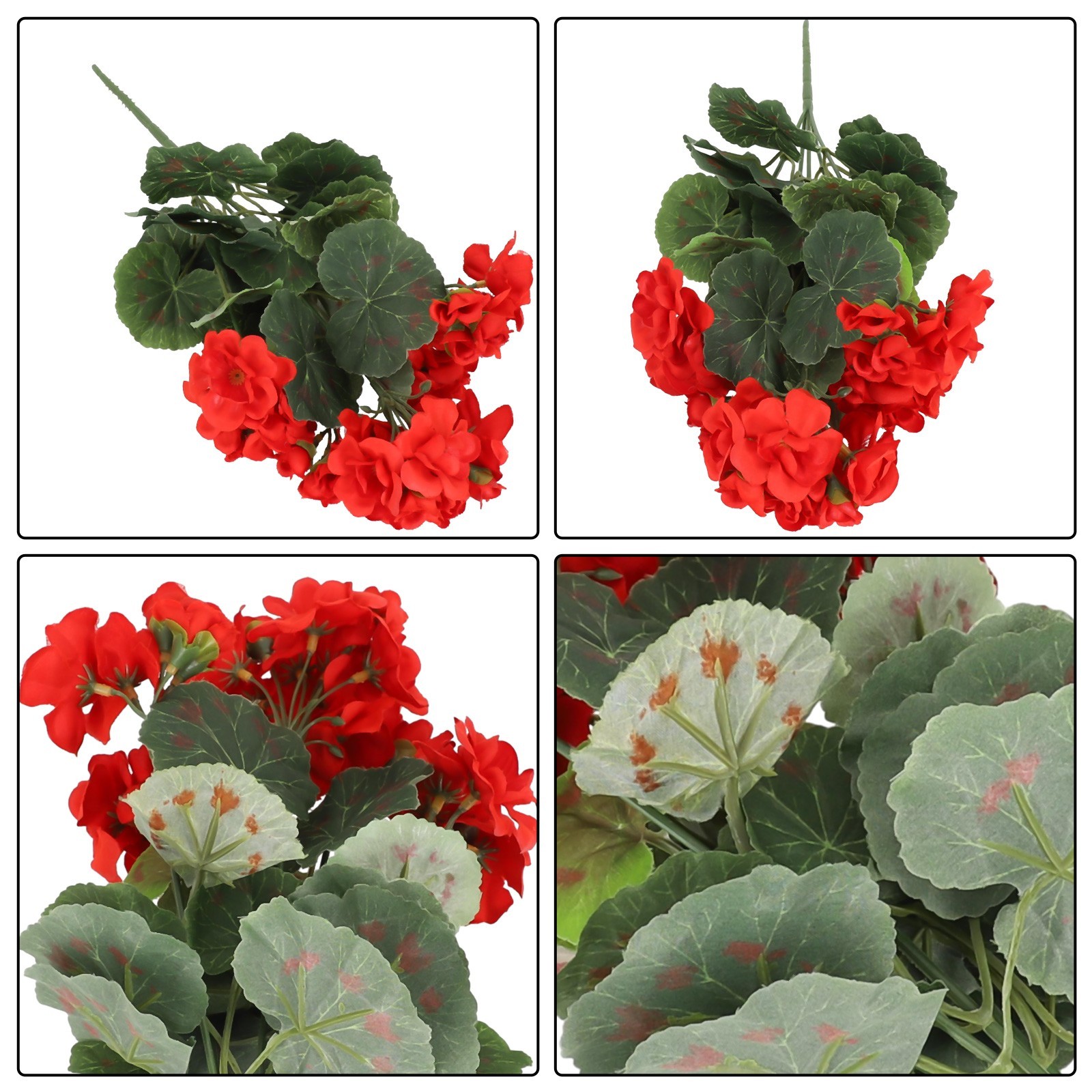 Elegant Artificial Geranium Flowers Add a Touch of Color to Your Space
