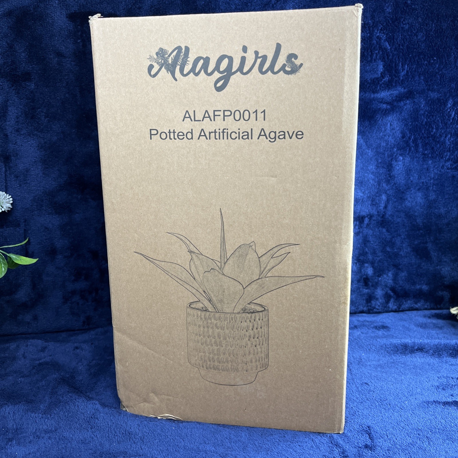Potted Artificial Agave Plant -Alagirls (ALAFP0011) Indoor Outdoor Home Decor