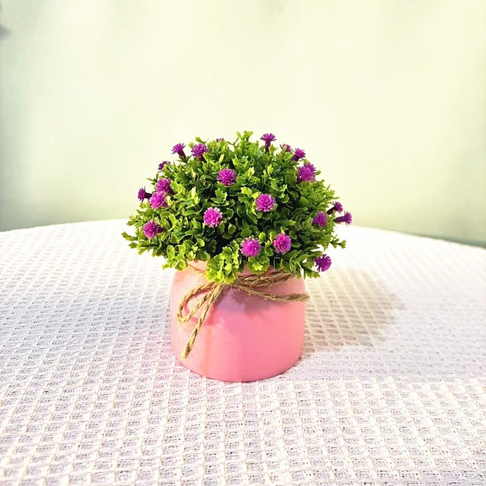 Artificial Gypsophila Flowers in Pot for Home Decor Wedding Photography