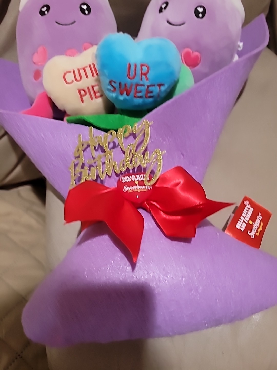 Boba Drinks Birthday’s Plush Bouquet 2026 – 13” New With Tags