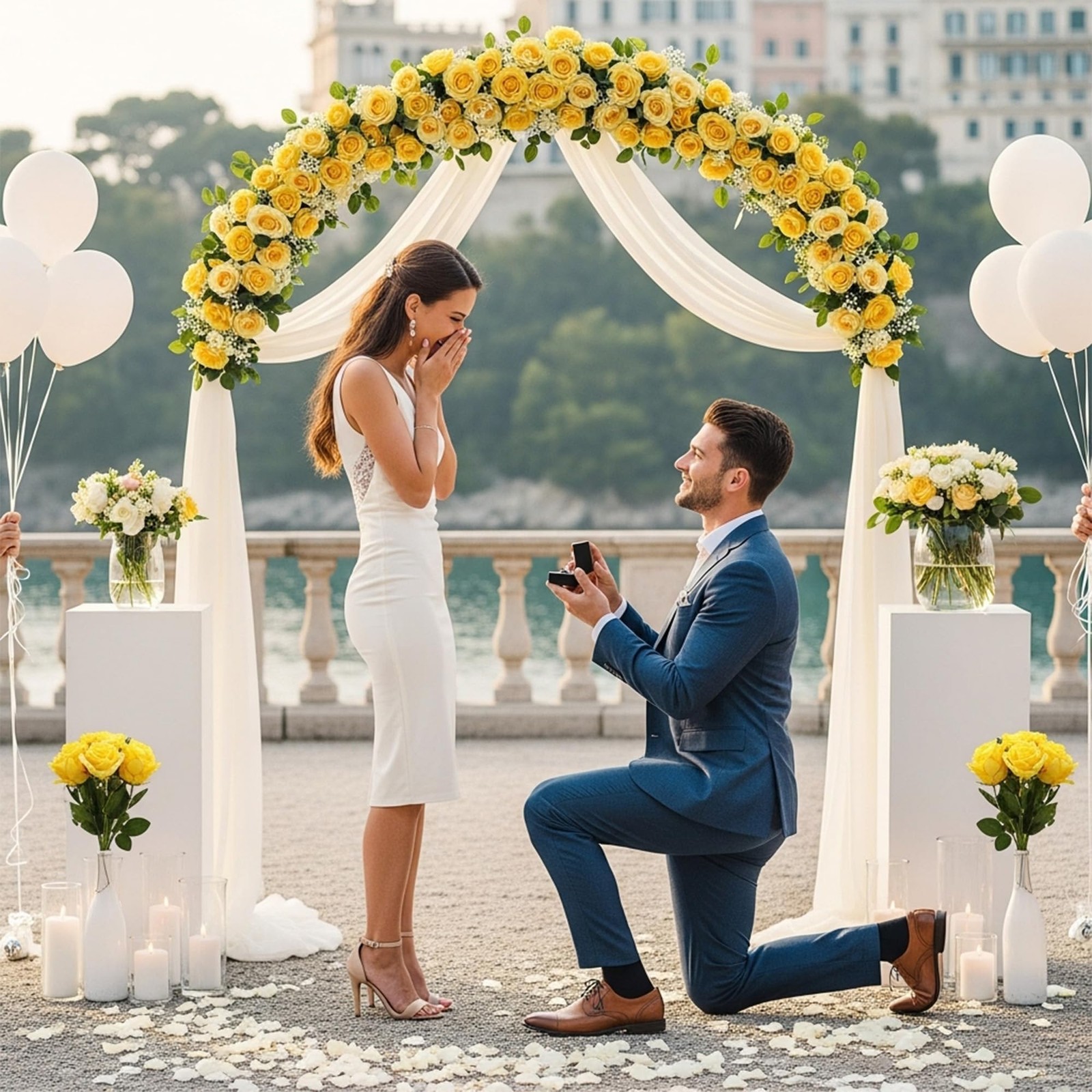 60 PCS Yellow Velvet Silk Fake Roses Bulk Realistic Flower Wedding Bouquet