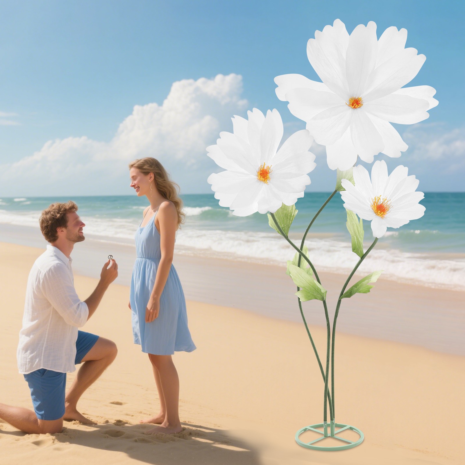 Giant Artificial Paper Flowers for Wedding Decoration Large Artificial Flower