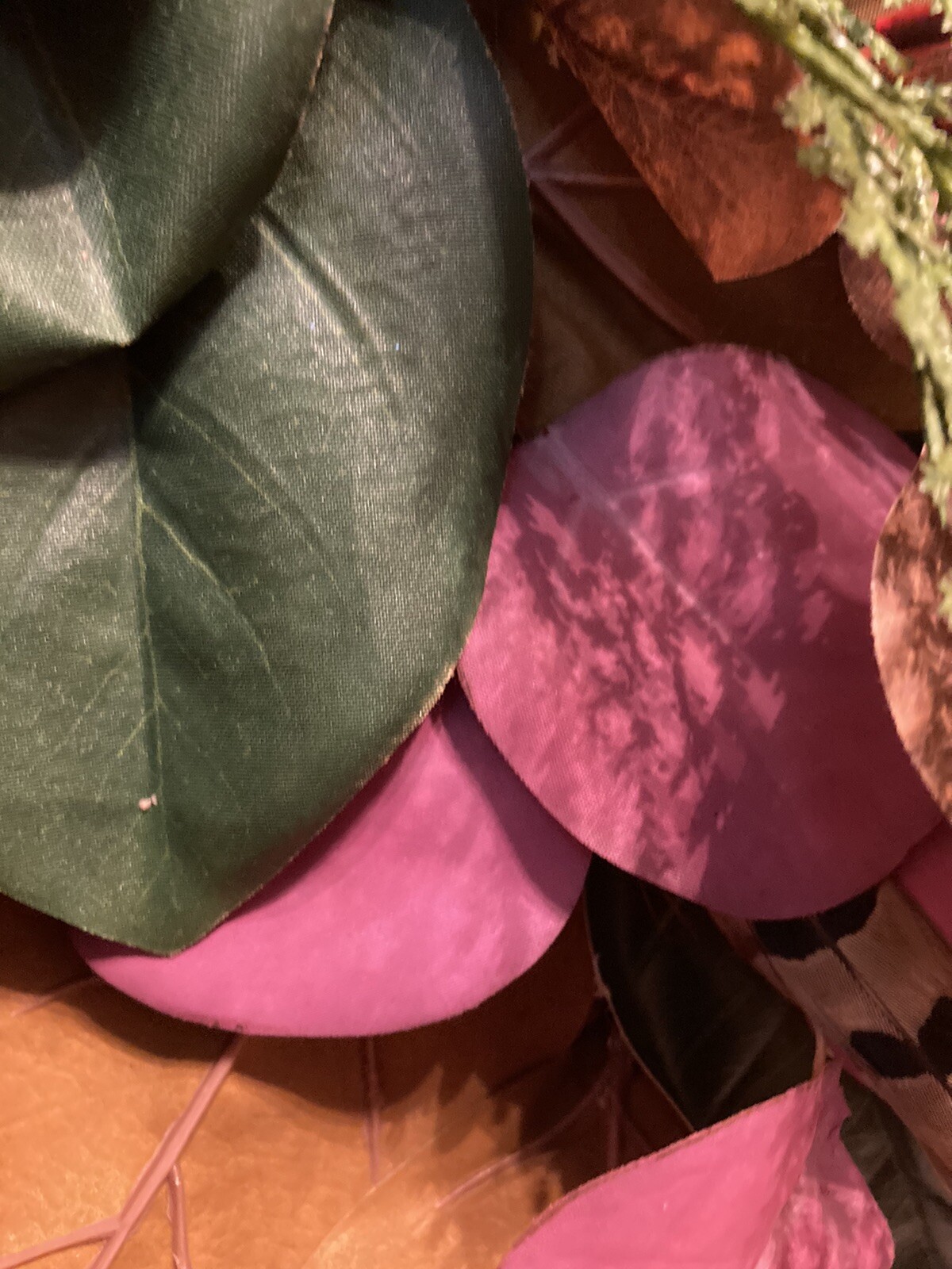 Eucalyptus And Magnolia Leaves With Pheasant Accents Wreath