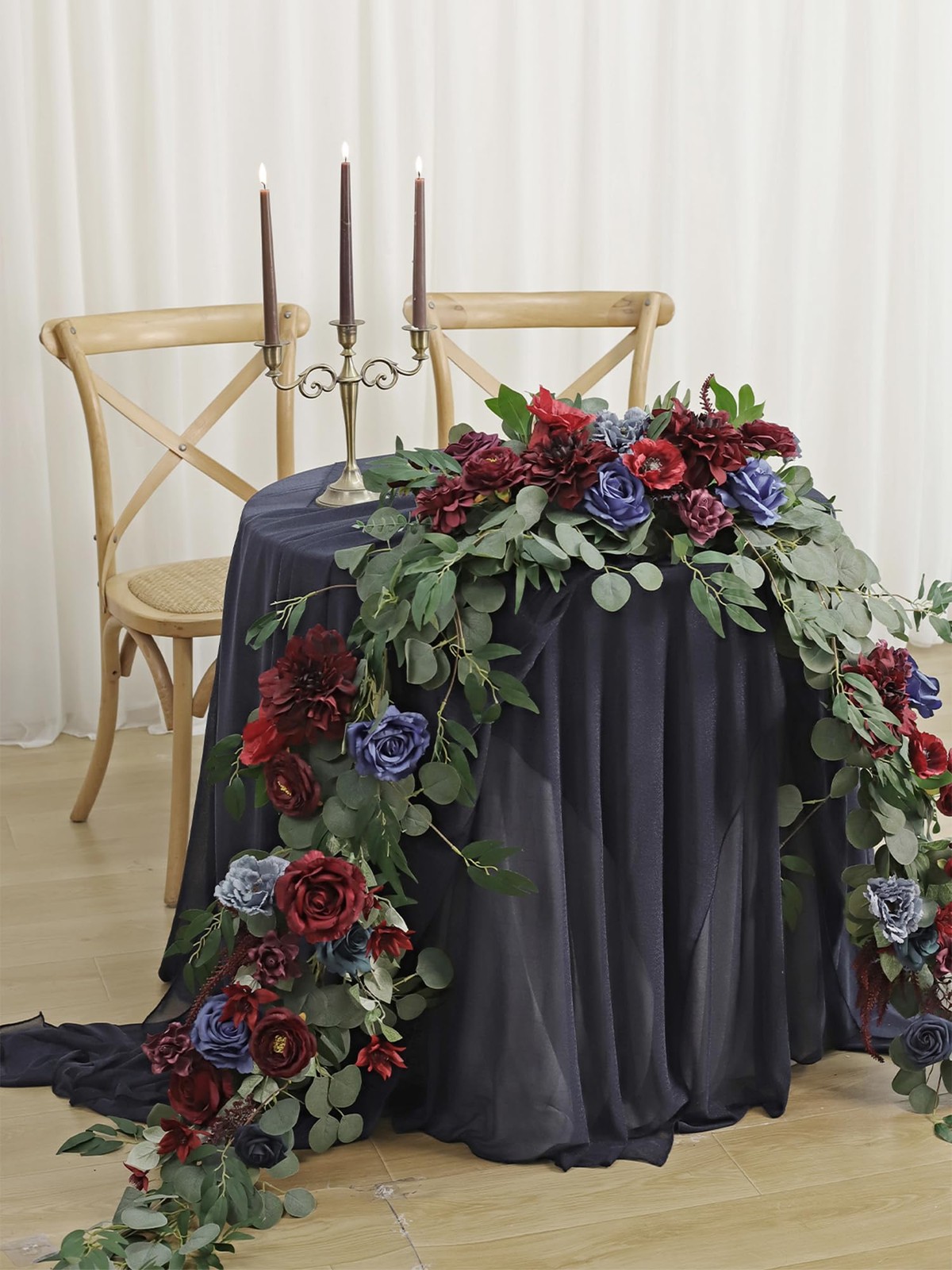 9FT Eucalyptus and Willow Leaf Garland,Artificial Flowers Fake Flower Peony R…