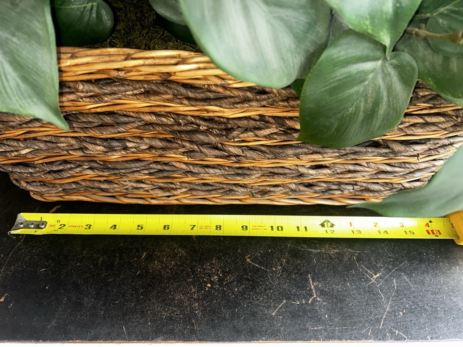 Artificial Ledge Plant In Basket, Home Decor