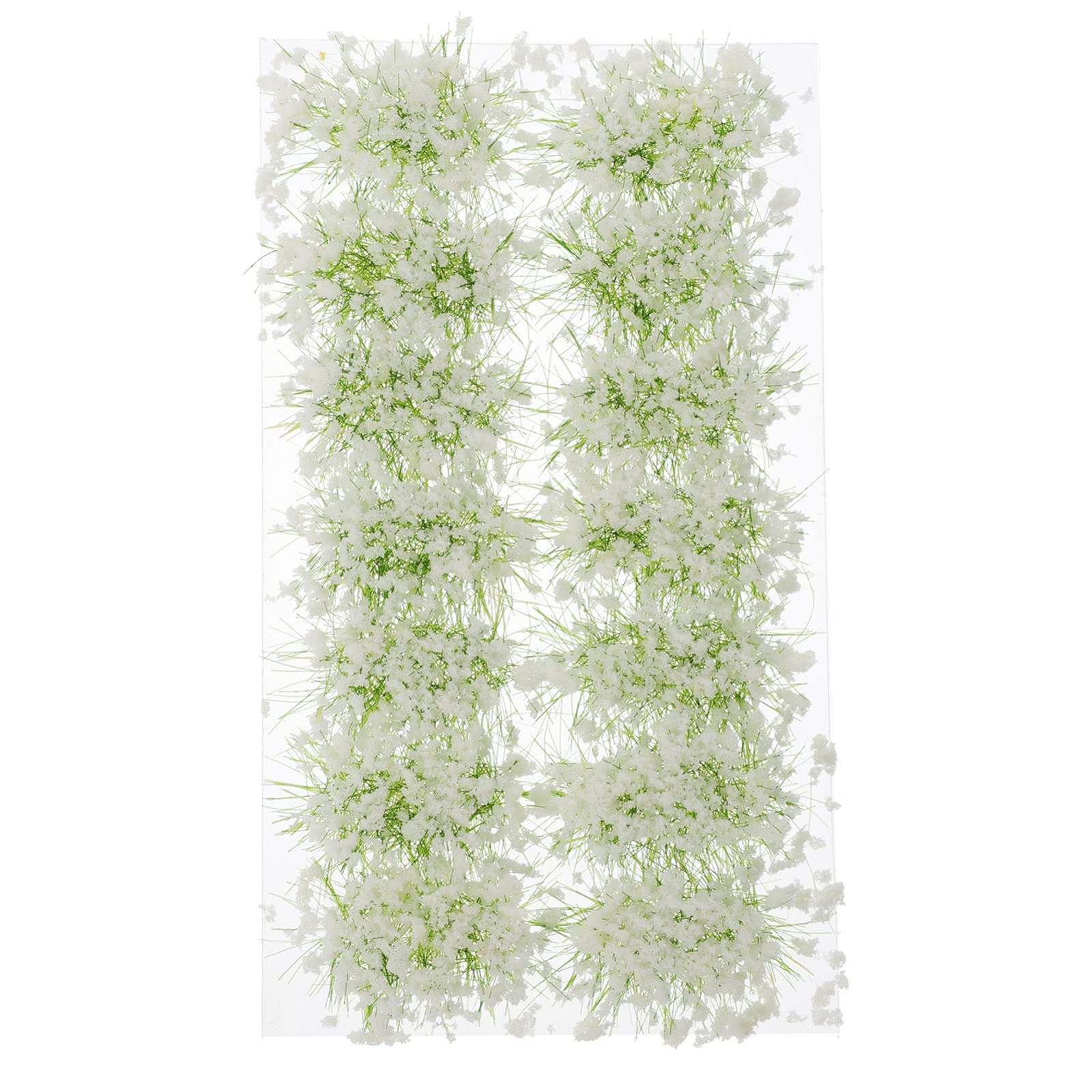14pcs Miniature Flowers Cluster DIY Plants Vegetation Diorama Static Grass Tu…