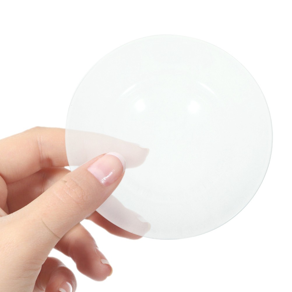 2Pcs Transparent Glass Wax Warmer Plates Reusable Candle Warmer Replacement