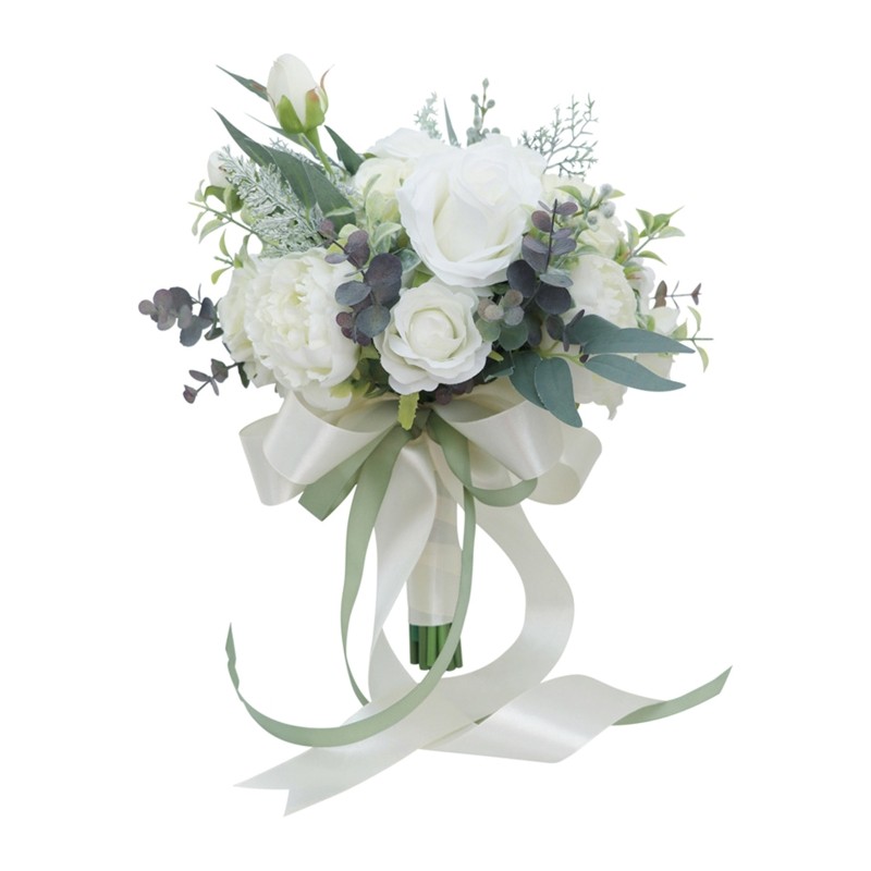 Hand Bouquet Artificial Silk Flower Ornament Bedroom Living Room Decoration