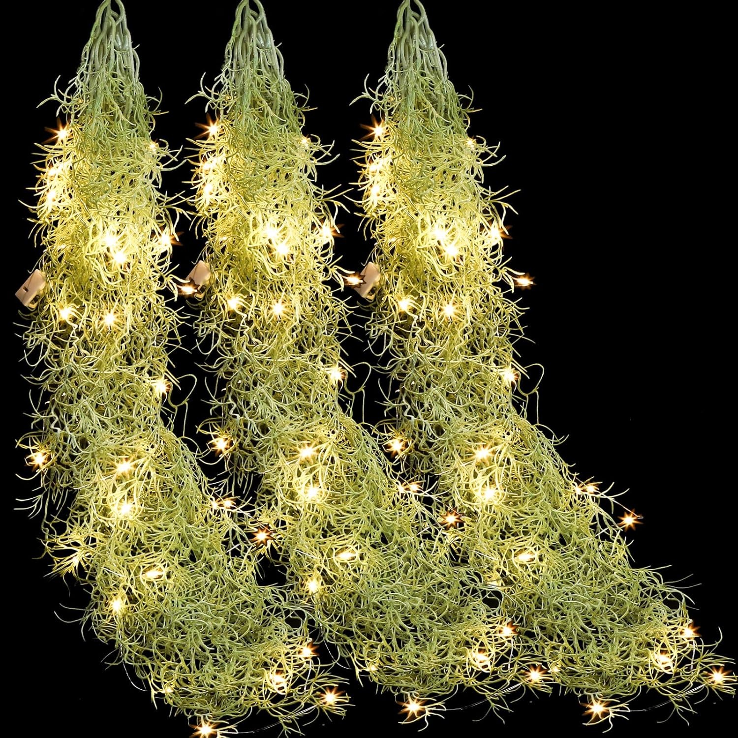3 Pieces Artificial Hanging Plants 3.3 ft Fake Ivy Vine Leaves Hanging Plants