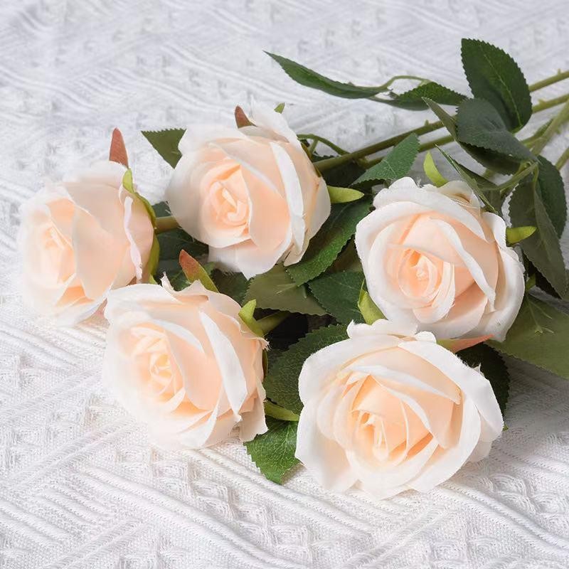 3-20× Red Roses Artificial Flowers Realistic Bouquet Home Decor Valentine Gifts