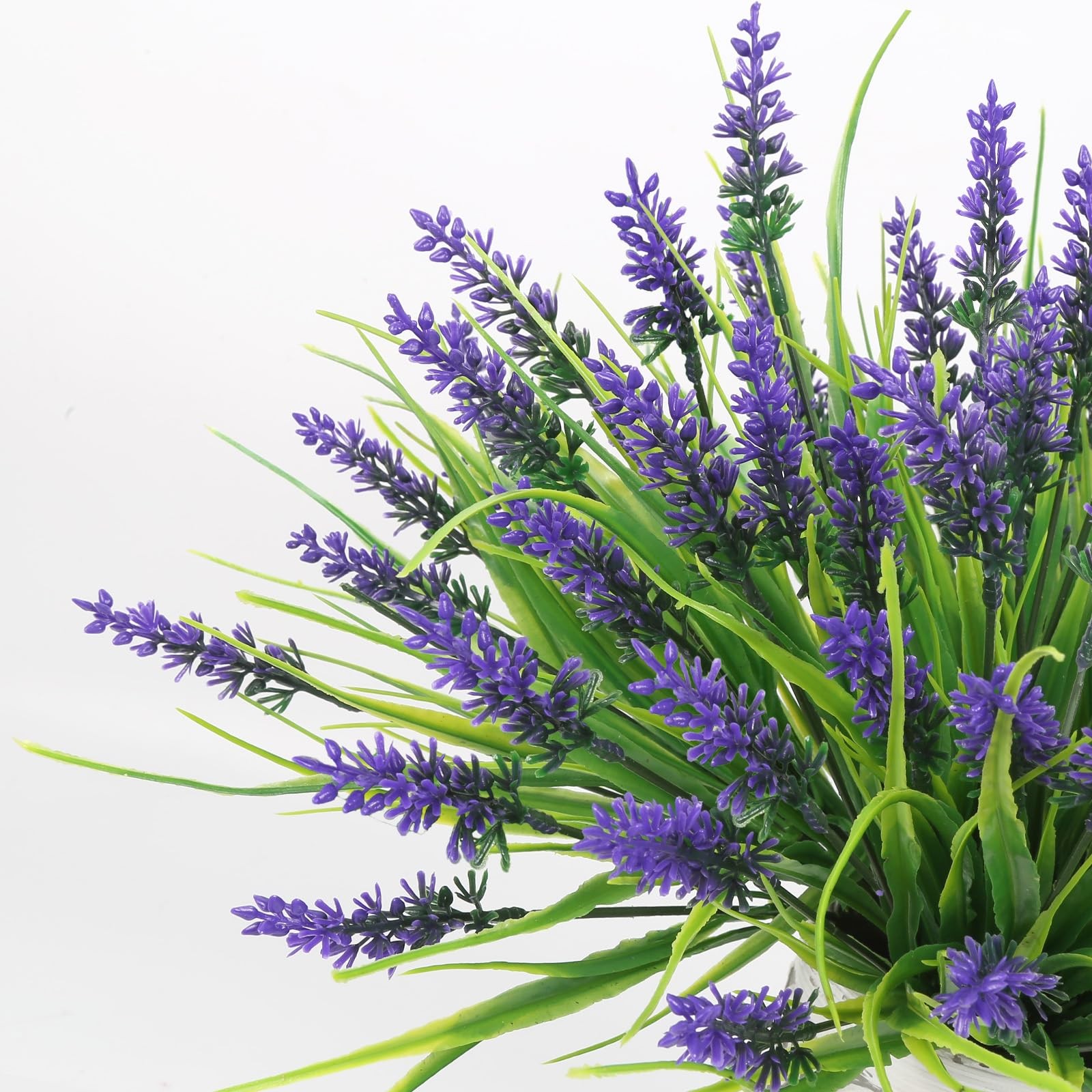 Artificial Flowers for Outdoor Planter Indoor Decor Fake Lavender Flowers UV …