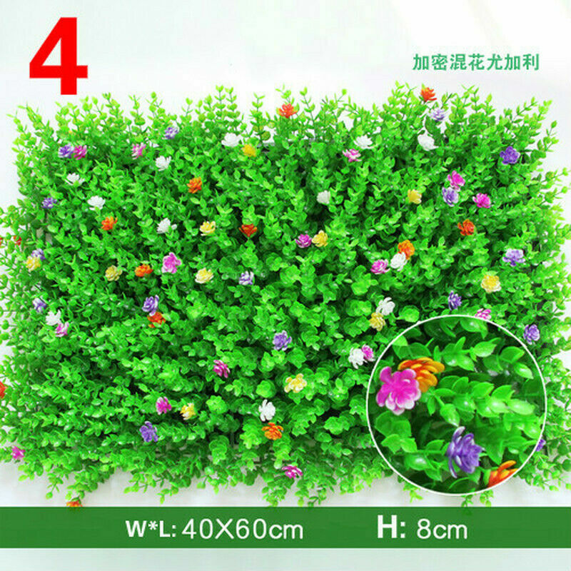 1X Artificial Grass Green Plant Lawns Carpet Home Garden Wall Landscaping