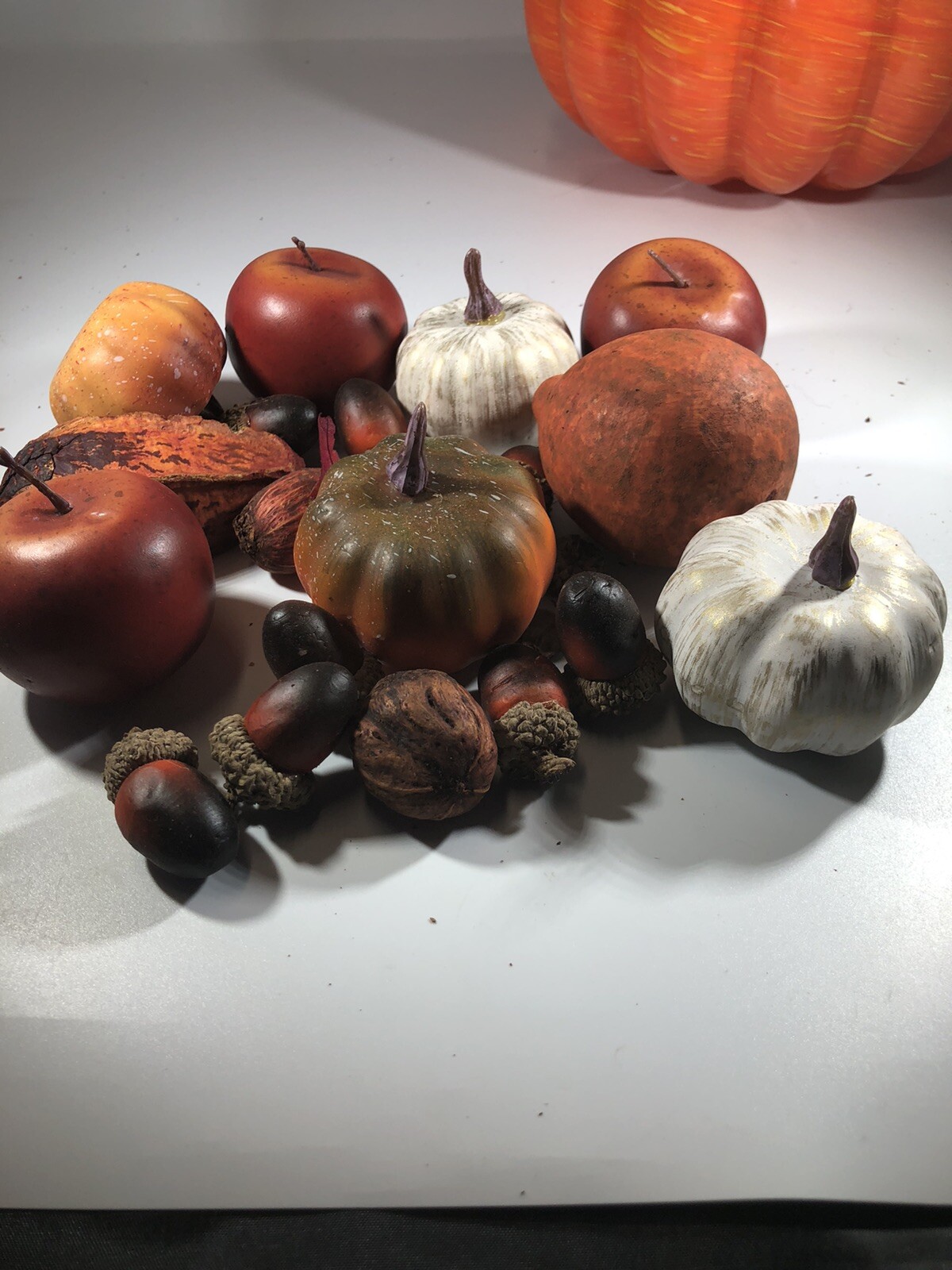 Fall Harvest Pumpkins Assorted Set Thanksgiving Halloween Banquet Home Decor