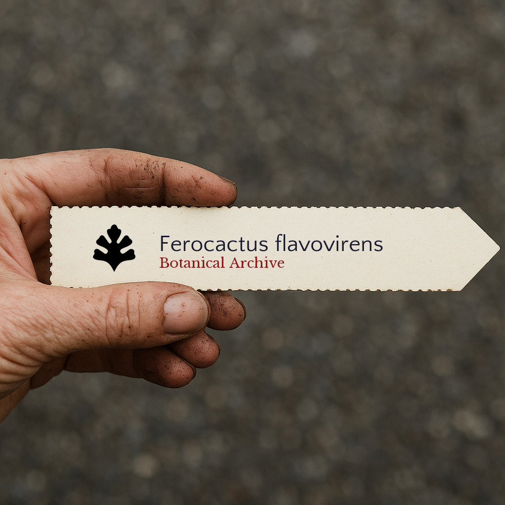 Ferocactus flavovirens | 10 SEEDS – Yellow barrel cactus | Ferocactus