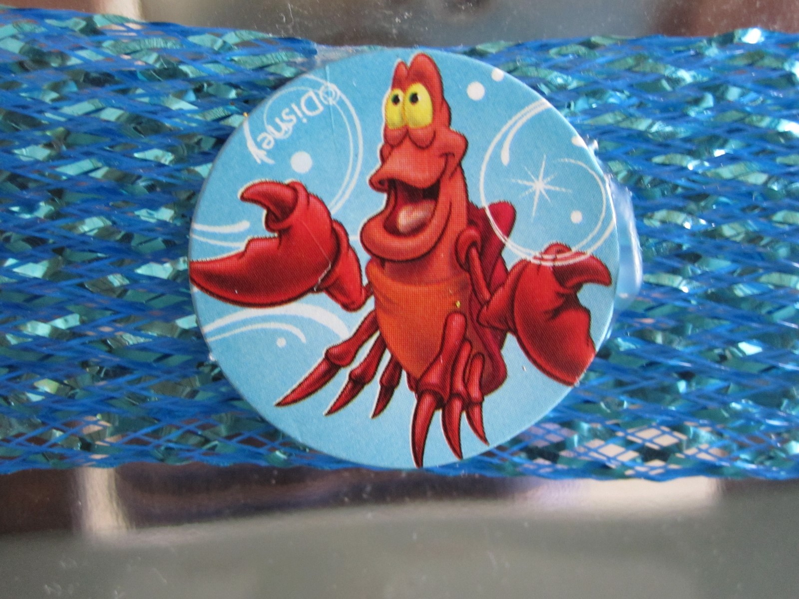 Walt Disney Little Mermaid Floral Arrangement Table Decor Centerpiece Glitter
