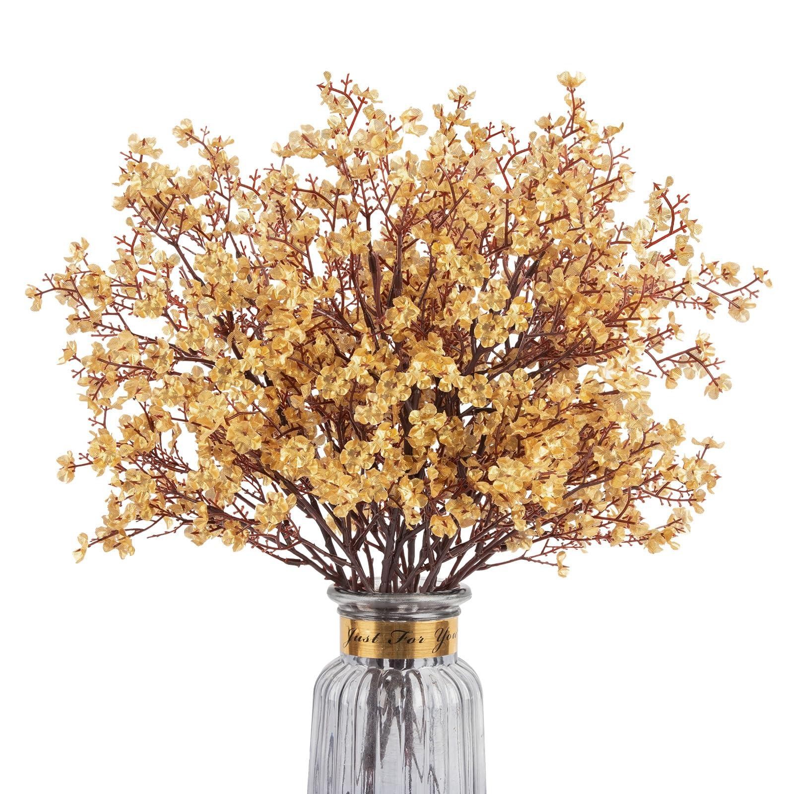3/5Pcs Artificial Baby Breath Flowers Faux Gypsophila Wedding Home Decor