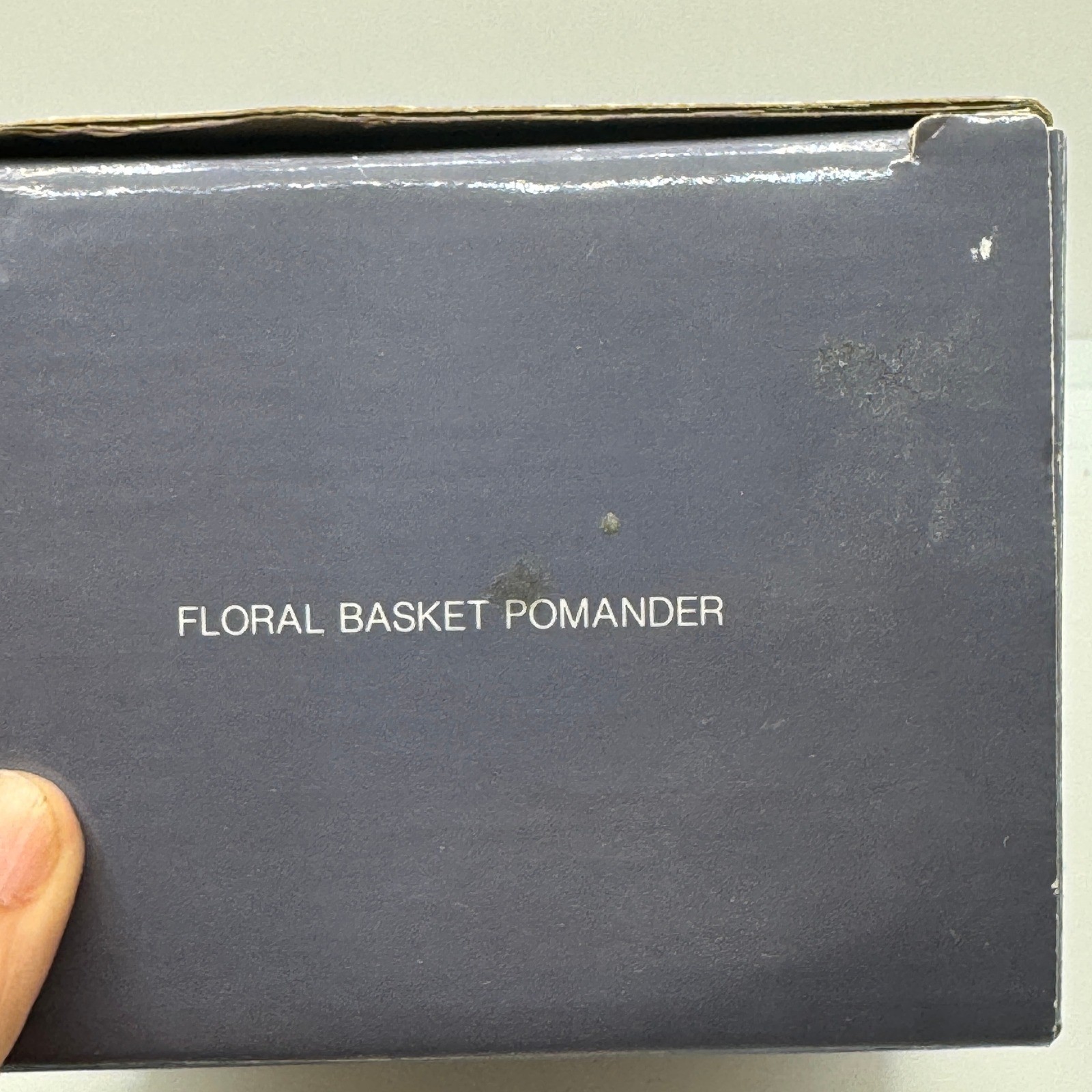 Avon Floral Basket Pomander Gift Collection Home Decor Flower Basket