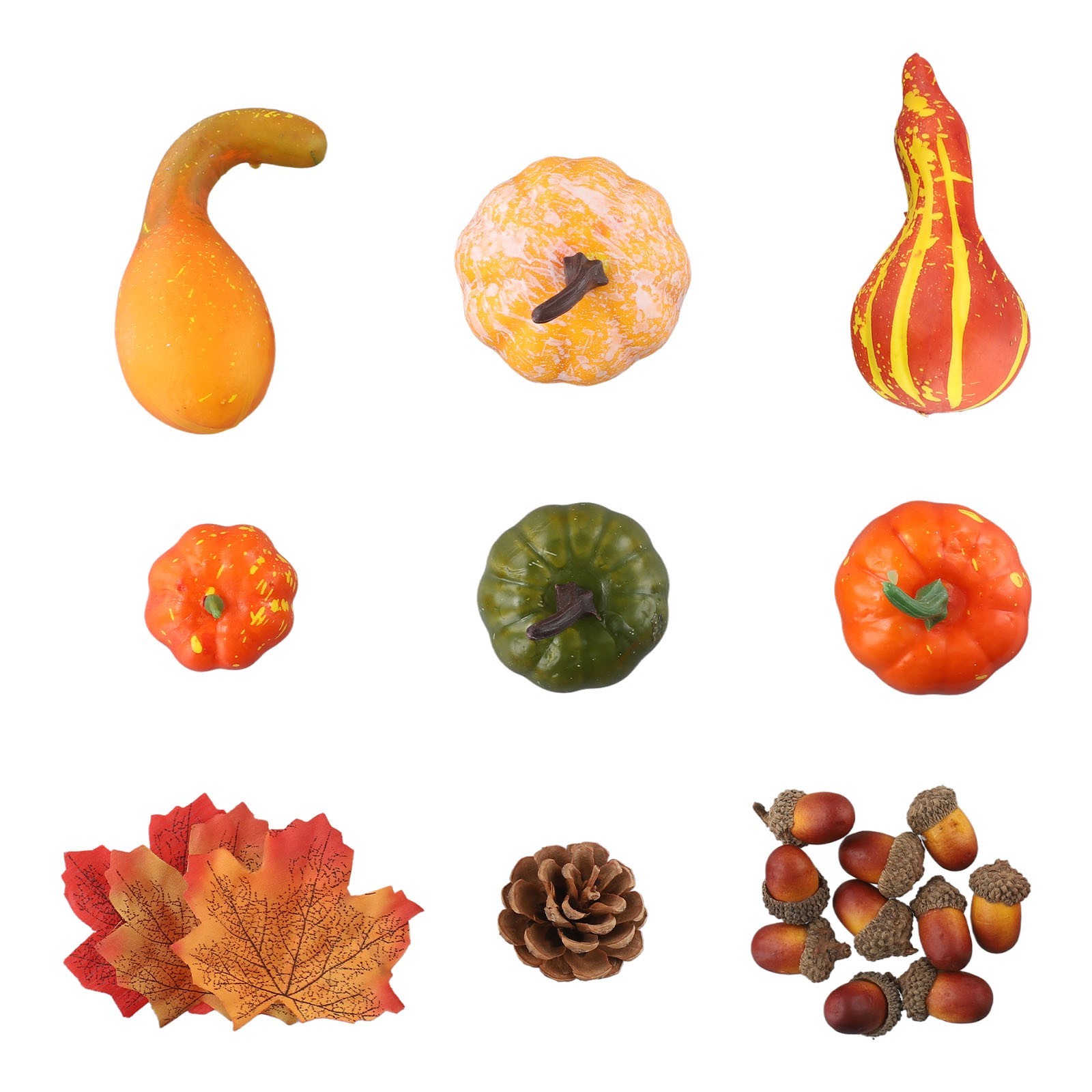 Artificial Pumpkin Harvest Autumn Thanksgiving Wreath Banquet Party Decor